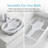 Kangnice 0-12 Premium Baby Bath Seat Support Net, Adjustable Non-Slip Infant Bathing Chair for Newborns Months