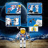 229pcs SIENON Astronaut Building Block Toy for Kids and Adults, Building Block Spaceman Figure Holding The Flag