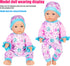 6 Sets Baby Doll Clothes, Fancy Outfit Dress Doll Accessories for 14-16 Inch Baby Dolls, Pjs for 43cm New Born Dolls