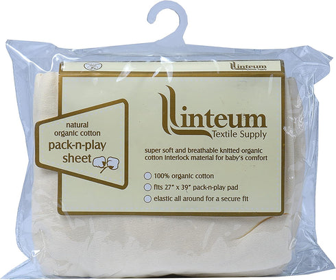 Linteum Textile Premium Jersey Knit Baby Crib Fitted Sheet, 100% Cotton (1,