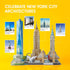 3D Puzzles for Kids Ages 8-10, New York Cityline Architecture Crafts for Girls Ages 8-12, Building Model Gifts