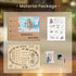 UPLIKE 3D 3D 222psc Wooden Puzzles for Adults: Puzzle Light-Up Ferris Wheel with Music Box - Wooden Puzzles Model