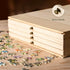 8 1500 Becko US Wooden Puzzle Sorting Trays with Sliding Drawer Design, Jigsaw Puzzle Sorters for Storage, Puzzles