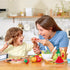 Hape Perfect Pizza Wooden Playset - 2-in-1 Pizza Oven & Delivery Box, 29 PCs Pretend Play for Toddlers