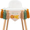 Wild One High Chair Banner - Lion Highchair Banner, Safari Animal Theme