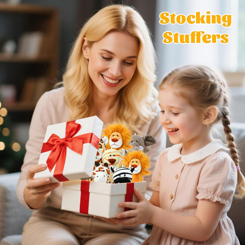 12 6 Inch Small Stuffed Animals Bulk, Pieces Cute Plushies, Mini Forest Animal Plush Toys, Treasure Box Toys