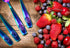 6 Piece Stainless Steel Kids Silverware Set, Child and Toddler Safe Flatware, Metal Kids Utensil Set (UV Rainbow)