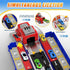 3, 4, 5, 6, 7, 8 6 Carrier Truck Race Track Toys, Truck Toys for Years Old Kids, Foldable Transport Truck Toys Car