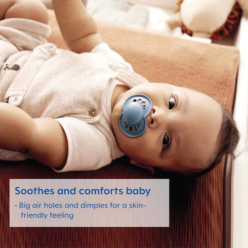 6-16 Europe,2 Count (Pack 2) MAM Original Baby Pacifiers Months,Binky for Newborn Babies,BPA-Free Skin Soft Silicone