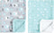 Luvable Friends Unisex Baby Plush Blanket with Sherpa Back, Boy Basic Elephant,