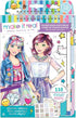 Make It Real Fashion Design Sketchbook for Girls, Digital Dream Kit with 110 Stickers, Stencils, Design Guide