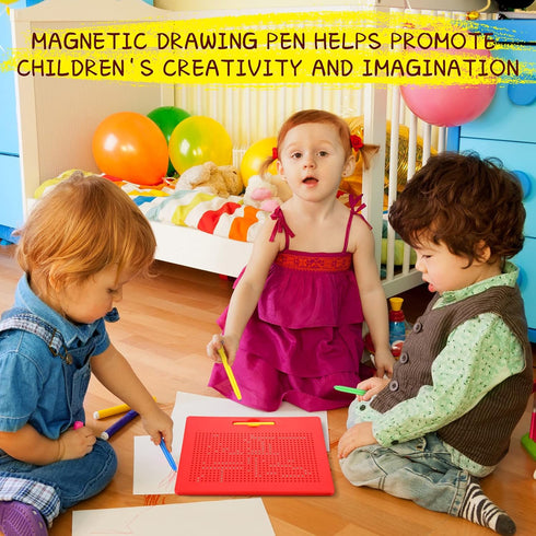 3 Pieces Replacement Stylus Magnetic Drawing Pen for Play Magnapad Magnetic Drawing Board Writing Tablet A to Z and
