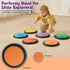 Pack 6, 3+ Sensory Stepping Stones for Kids of Classic Colors Autism-Friendly Balance Stones | Non-Slip Indoor Activity