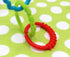 24 Pack Colorful Baby Teether Rings Links Toys for Rattle Strollers Car Seat Travel - Suitable for Baby, Infant,