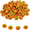 144 Pcs Halloween Pumpkin Erasers for Kids, Mini Jack-O’-Lantern Party Favors, Non-Candy Treats