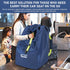 Car Seat Travel Bag for Airplane - Fits Infant Car Seats, Convertible Car Seats, Booster Seats, Car Seat Bases