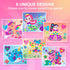 6 800+ 3+, Klever Kits Foam Art Kit for Kids, EVA Foam Stickers with Art Board and Stickers, DIY Arts and Crafts