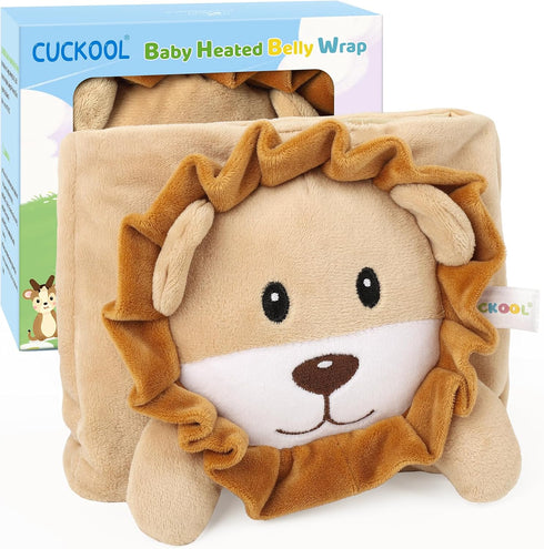 Baby Colic and Gas Relief, Heated Tummy Wrap for Newborns Belly Relief