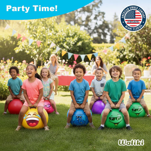 3 4 5 6 18" WALIKI Hopper Ball Toys for Boys and Girls and Years Old | Hippity Hop | Jumping Hopping Cool to for Kids |