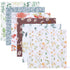 6 Pack 70% 30% 10.6x10.6 inches LifeTree Baby Muslin Washcloths, Soft Baby Wash Cloths Unisex for Boys Girls, Viscose