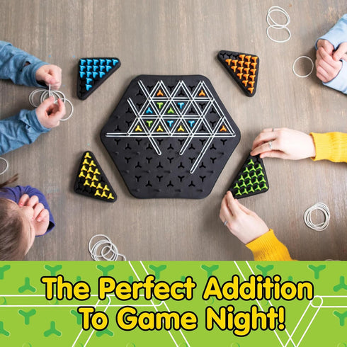 8+ Triggle Triangle Chess Board Game - Board Games for Family Night - Strategic Game Play - Multi-Player Board Games