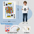 10.5 Inches 14.5 Inches Set 2 1 Pack Gamie Giant Poker Jumbo Playing Cards - X - Extra Large Playing Cards with Jokers