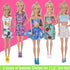 89Pcs Doll Clothes and Accessories for 12 Inch Boy Doll and 11.5 Inch Girl Doll, Seaside Wear Clothes and Shoes
