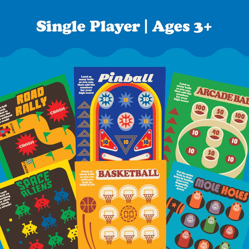 Original Waterfuls Classic Handheld Water Games – Retro Travel Games, Fidget Toys for Kids, Ages 3+, 6 Interchangeable