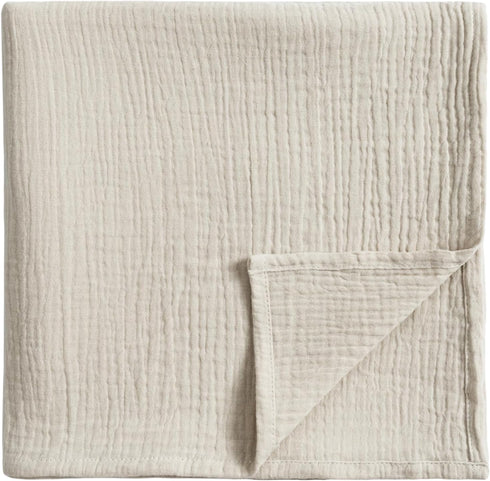 Meracorallo Muslin Swaddle Blanket - 100% Organic Cotton Soft and Breathable Receiving Blanket for Boys Girls