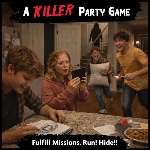 12+, 4-12 Let's Split Up - an Outrageous Horror Spoof Game | Ages Players | Halloween Games for Teens | Horror Board