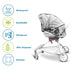 Pack Enovoe Mosquito Net for Stroller - Bug Net for Stroller - Black Breathable Durable Polyester Mesh - Fits