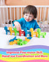 Coogam Unicorn Uppercase & Lowercase Letters Matching Game, 13pcs Double-Sided ABC Letter Toys for Toddlers