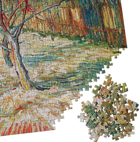 Moruska The Pink Peach Tree by Vincent Van Gogh, 1000 Piece Art Jigsaw Puzzle for Adults