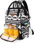 Montana West Backpack WG2204-9110BK Wrangler Callie Diaper Bag with Stroller Straps Multifunction Baby Travel Bag