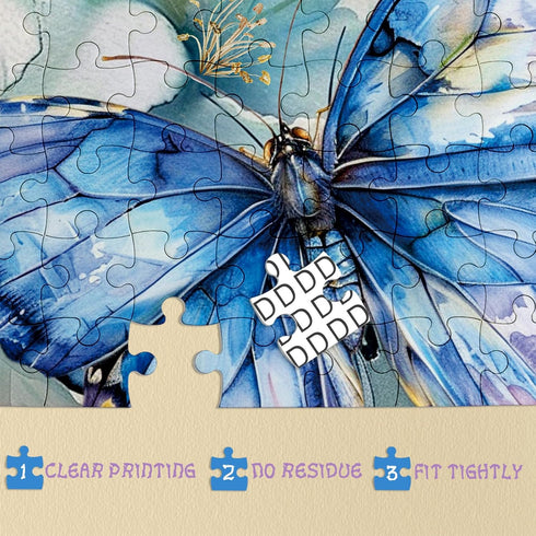 Christian Flower Butterfly Puzzles for Adults, 1000 Pieces, Religious Inspirational Scripture Jigsaw Puzzle