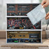 1:64 Car Model Display Case with Lights - Hot Wheels, Matchbox Cars, Diecast Alloy Storage Box