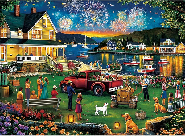 najiaxiaowu 300 Piece Puzzle for Adults,Fun Summer Party Puzzle for Adults Kids Elderly,Large