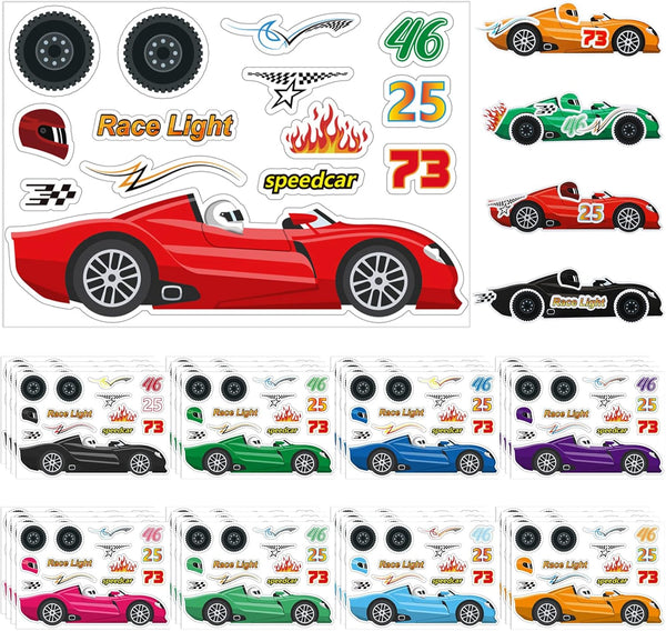 Geyee 36 Sheets Car Stickers for Your Kids Make Your Own Stickers