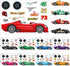 Geyee 36 Sheets Car Stickers for Your Kids Make Your Own Stickers