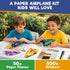 6+ 50+ 500+ 6-7-8-9-10 Doctor Jupiter My First Paper Airplane Book Kit for Kids Ages | Make & Fly Paper Airplanes