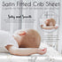 Sweet Jojo Designs Jungle Safari Animals Boy Girl Gender Neutral Baby Satin Fitted Crib Sheet Infant Newborn Nursery