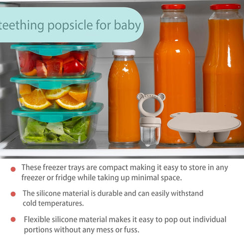 Frozen Set Frozen BIGSPINACH Breastmilk Teether & Forage Feeder Breastmilk Teether Tray