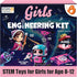 Butterfly EduFields 100+ STEM Projects | Girls Mini Engineering Kit for Ages