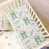 KICPOAY 52 28 Cute Frog Mushrooms Leaves Fitted Crib Sheets Stretchy Portable Playard Sheets for Baby Toddler