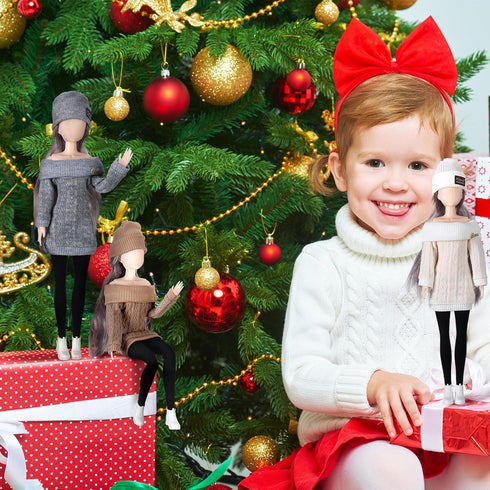 Geyoga 3 Set 12 Pcs Doll Clothes and Accessories for 12 Inch Doll, Summer Casual Wear Outfits (Dolls Not Included)