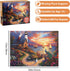 Ciavotie 500 (20.5"x15"), 1:1 Jigsaw Puzzles for Adults Pieces, Cottage by The Sea Interlock Perfectly No Dust, Home