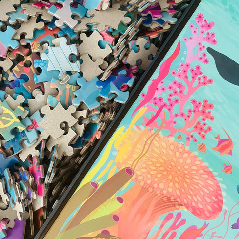 1000 1000 20 28 inches Elena Essex Puzzles for Adults Pieces - Ocean Deep | Jigsaw Puzzles Pieces for Adults | Colorful