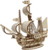 MPIUET 3D Wooden Sailboat Puzzle for Adults, Sailship Model Kits to Build, 3D