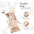 Mikito Organic Cotton Baby Muslin Lovey Bunny, Oeko-TEX & GOTS Certified, Security Blanket, Perfect Loveys for Babies