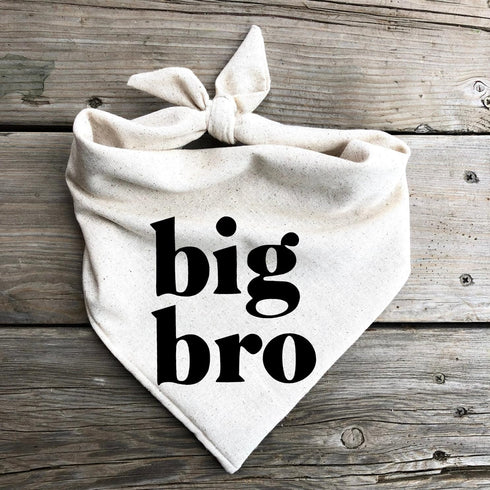 Generic Big Bro Dog Bandana Pregnancy Announcement Baby Announcement to Grandparents (Medium)